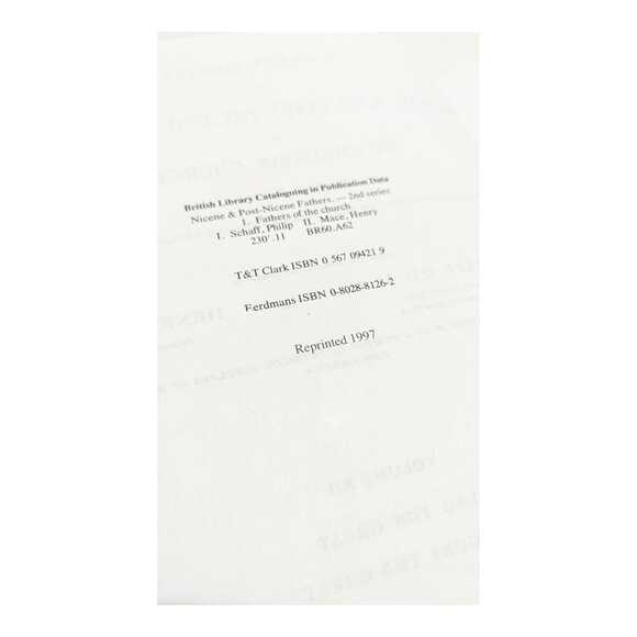 Nicene and Post-Nicene Fathers Second Series Volume XII 12 Leo Gregory The Great - Picture 5 of 5